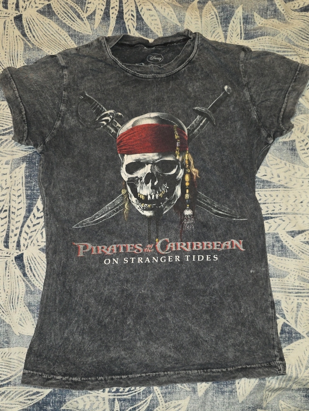 Disney Black Pirates of the Caribbean Short Sleeve Tee